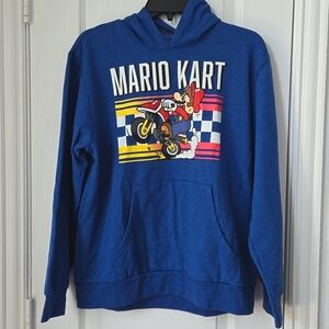 Mario Kart sweatshirt hoodie - BOYS size XL - Nwt